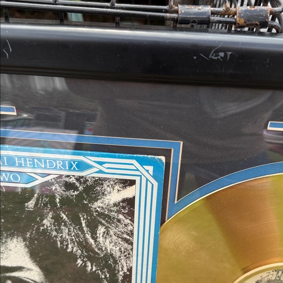 Framed Jimi Hendrix Gold Record Display - Picture 8 of 9